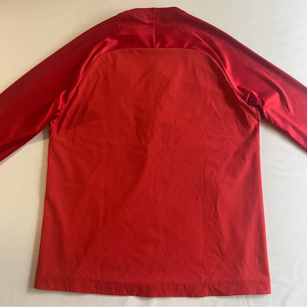 Nike USMNT Soccer Anthem Jacket Mens L SLIM Red Full Zip USA American Football - Picture 13 of 15